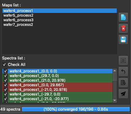 SpectraList Widget
