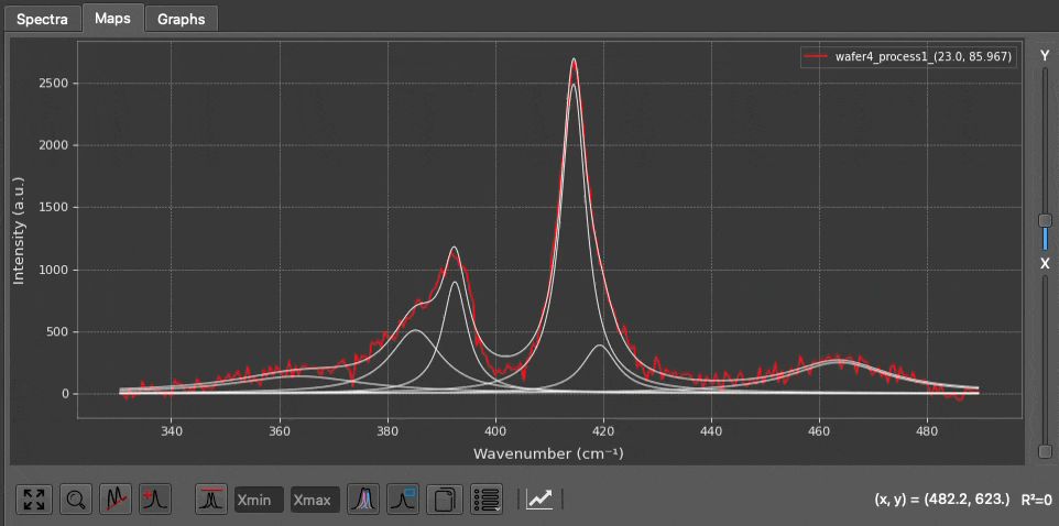 SpectraViewer Interactive Controls